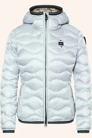 Blauer Daunenjacke Camelia Mit Schmucksteinen blau