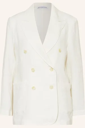 ROSSO35 Leinenblazer weiss