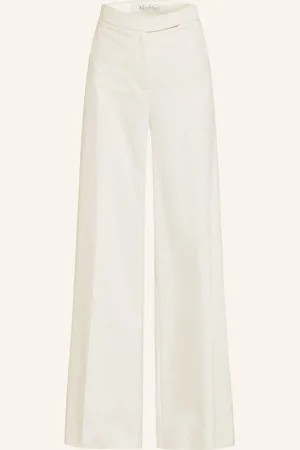 Max Mara Marlenehose Finish weiss