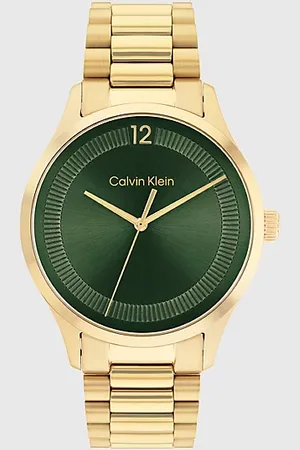 Calvin Klein Armbanduhr mit geriffeltem Zifferblatt