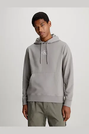 Calvin Klein Monogramm-Hoodie aus Fleece