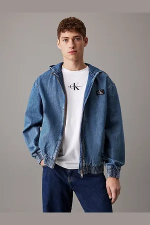 Calvin Klein Reißverschlussjacke aus mit Kapuze