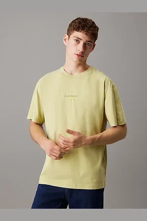Calvin Klein Lässiges T-Shirt aus gewaschener Baumwolle