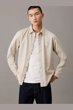 Calvin Klein Lässiges Hemd aus Baumwoll-Twill