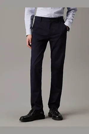 Calvin Klein Schmale Chino-Hose aus Satin
