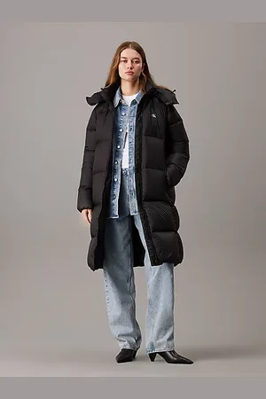 Calvin Klein Langer Daunen-Steppmantel