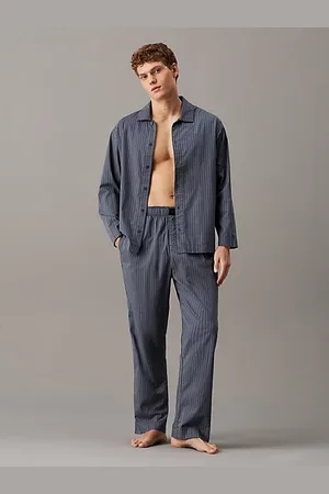 Calvin Klein Pyjama-Set aus Baumwoll-Popeline