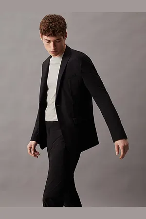 Calvin Klein Schmaler Blazer aus technischem Material