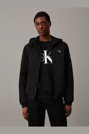 Calvin Klein Gefütterte Nylon-Jacke mit Kapuze
