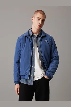 Calvin Klein Gefütterte Reißverschlussjacke aus Nylon