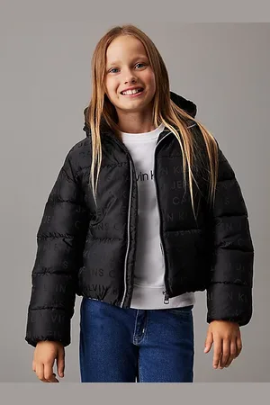 Calvin Klein Steppjacke mit Kapuze und Logo