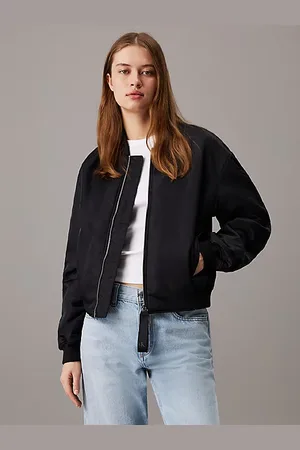 Calvin Klein Gefütterte Nylon-Bomberjacke