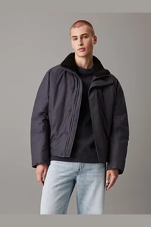 Calvin Klein Gefütterte Jacke aus Baumwoll-Nylon