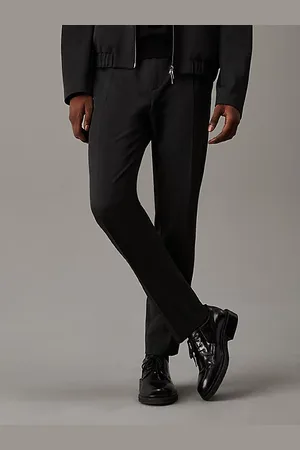 Calvin Klein Schmal zulaufende Hose aus Flanell