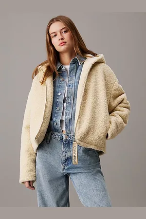 Calvin Klein Lässige, gefütterte Sherpa-Jacke