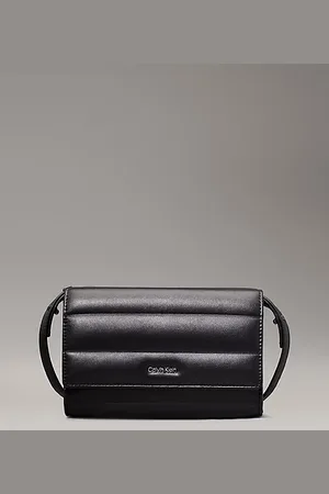 Calvin Klein Gesteppte Crossbody-Mini-Portemonnaie-Tasche