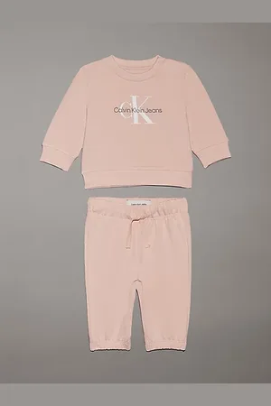 Calvin Klein Logo-Trainingsanzug aus Frottee für Babys