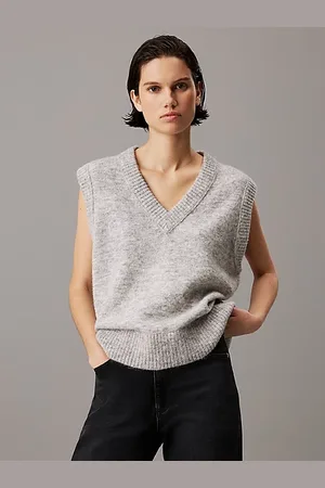 Calvin Klein Lässige Weste aus Wollgemisch