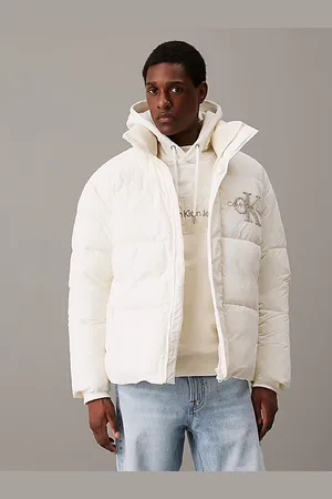 Calvin Klein Oversized Steppjacke mit Chenille-Logo