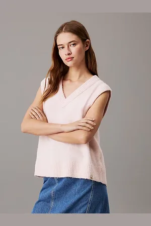 Calvin Klein Lässige Weste aus Wollgemisch