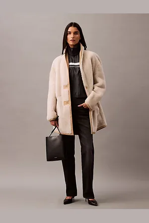 Calvin Klein Shearling-Mantel