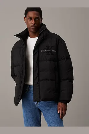 Calvin Klein Oversized Steppjacke mit Chenille-Logo