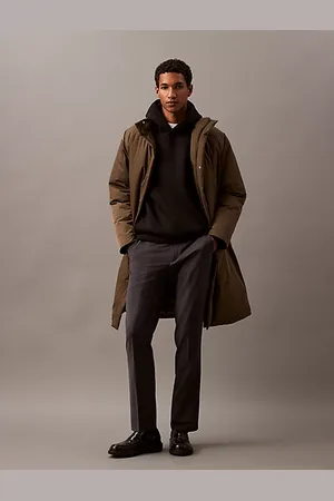Calvin Klein Schmale Hose aus Wollgemisch