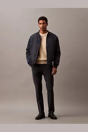 Calvin Klein Schmale Hose aus Wollgemisch