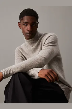 Calvin Klein Rollkragenpullover aus Wolle