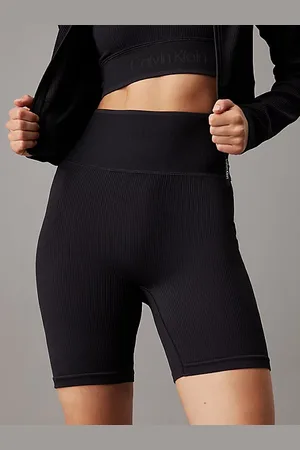 Calvin Klein Enge kurze Sporthose mit Rippen