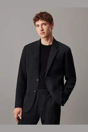 Calvin Klein Schmaler Blazer aus Wollgemisch