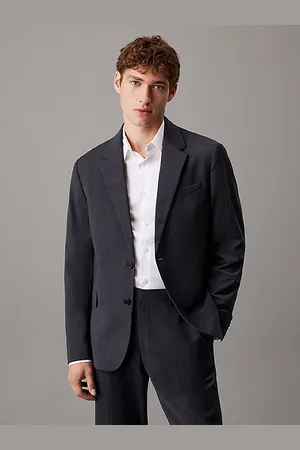Calvin Klein Schmaler Blazer aus Wollgemisch