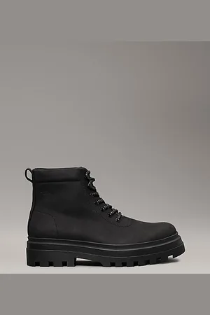 Calvin Klein Leder-Boots mit Noppen für den Winter