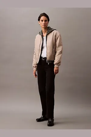 Calvin Klein Gefütterte Nylon-Bomberjacke