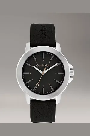 Calvin Klein Armbanduhr mit Mesh und Monogramm-Logo