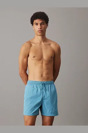 Calvin Klein Medium Badeshorts mit Tunnelzug – CK Monogram