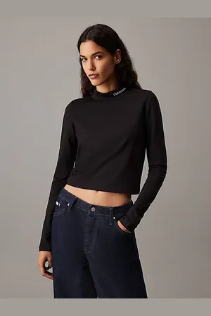 Calvin Klein Langärmliges Top aus Milano-Jersey