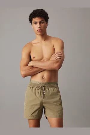 Calvin Klein Badeshorts mit doppeltem Bund – CK Monogram