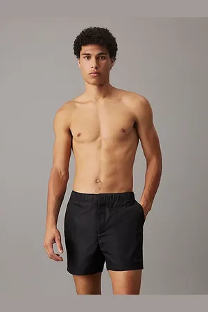 Calvin Klein Badeshorts mit doppeltem Bund – CK Monogram
