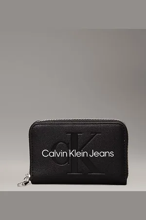 Calvin Klein Zweifach faltbares Leder-Portemonnaie