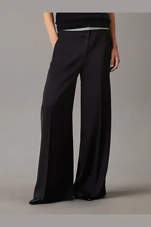 Calvin Klein Gerade Hose aus technischem Satin