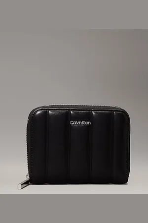 Calvin Klein Gestepptes Portemonnaie mit Rundum-Reißverschluss