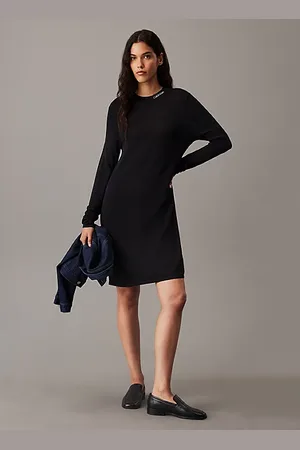 Calvin Klein Weiches Strickpulloverkleid