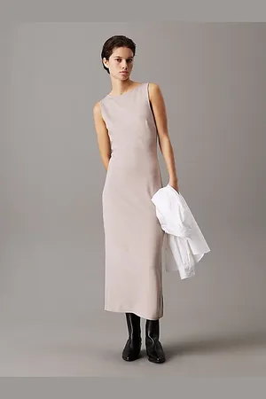 Calvin Klein Milano-Jersey-Kleid mit Cut-out-Detail