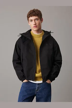 Calvin Klein Jacke aus technischem Gewebe mit Kapuze