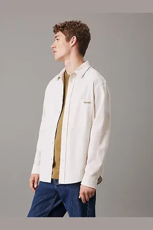 Calvin Klein Lässiges Hemd aus Baumwoll-Chambray