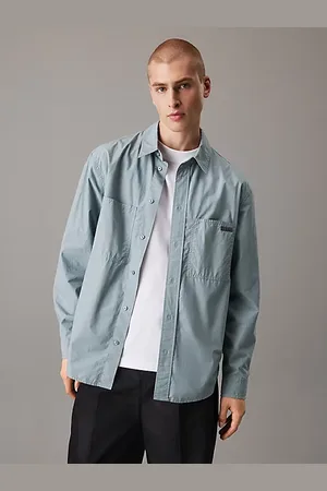 Calvin Klein Lässiges Hemd aus Baumwoll-Popeline