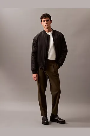 Calvin Klein Weiche, maßgenau Hose mit Bundfalten
