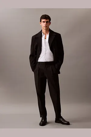 Calvin Klein Weiche, maßgenau Hose mit Bundfalten
