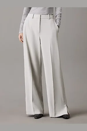 Calvin Klein Schmale Hose mit weitem Bein